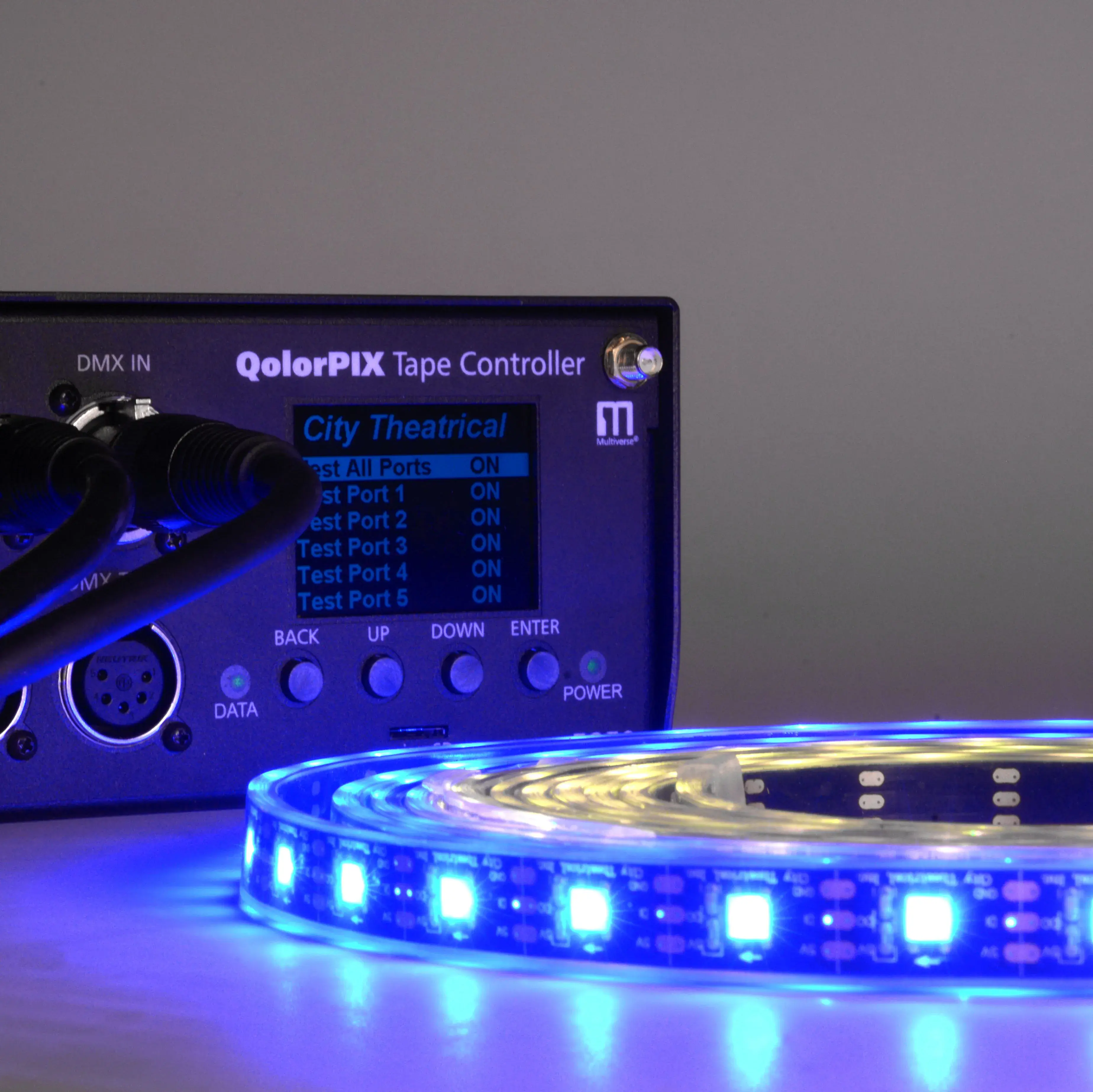 QolorPIX Pixel Controlled LED Tape and Tape Controller